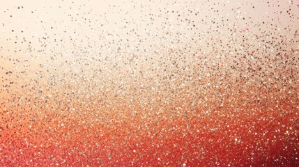 Poster - A digital greeting card with sparkling particles in the background, fading from gold to pink, offering space for a message in the middle.