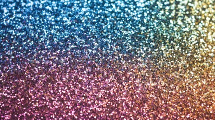 Poster - Iridescent gradient glitter effect for modern visuals.