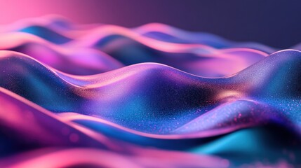 Poster - Iridescent gradient glitter effect for modern visuals.