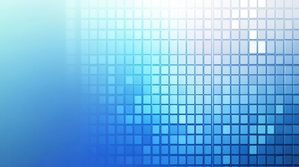 Poster - Minimalist gradient technology background in blue tones.