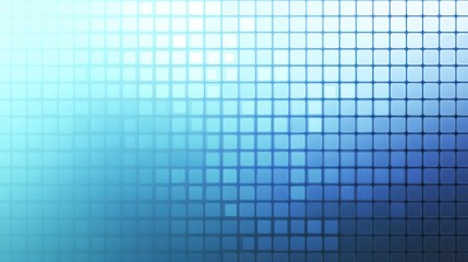 Poster - Minimalist gradient technology background in blue tones.