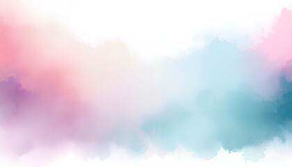 Aufkleber - abstract watercolor background. colorful pastel color on the white background with copy space. abstract colorful pastel background.