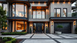 © MatandSterre - Modern Two-Story Residence with Landscaping and Exterior Lighting