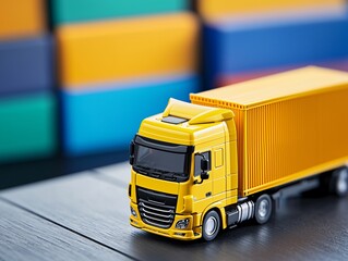 Poster - a detailed logistics control panel optimizing cargo schedules, integrating network analysis and tracking
