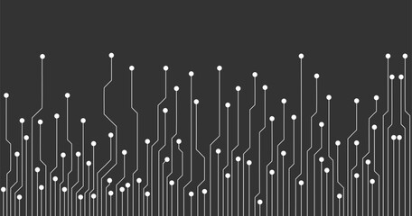 Poster - Technology circuit board texture background. Abstract circuit. electronic motherboard. Vector art