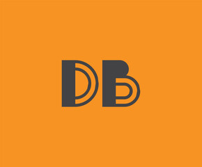 D and B logo design. DB abstract Letters Logo Monogram. This logo design is the process of creating a visual symbol that represents a brand, company, or individual.