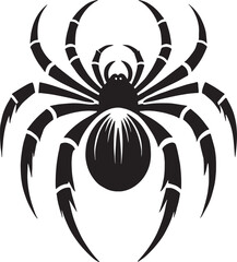 Wall Mural - black and white spider