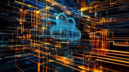 Poster - Exploring cloud computing technology and data integration in a digital environment futuristic perspective