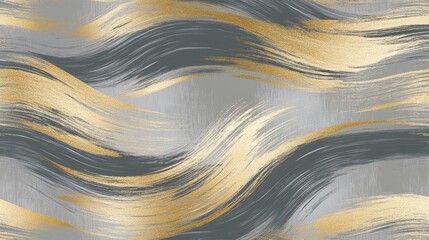 Poster - Dynamic abstract wave patterns digital art modern design contemporary style textured background aesthetic appeal