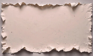 Poster - White paper with a tear in it. The paper is torn in a way that it looks like it has been ripped apart