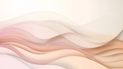 Poster - Soft gradient background transitioning from light pink to beige featuring a modern abstract overlay with subtle textural elements and a minimalist elegant design