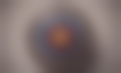 Poster - Blurry image of a circle with a red dot in the center. The circle is not very clear and the red dot is barely visible