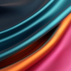 Poster - Mesmerizing abstract background with shimmering holographic foil prismatic refracting patterns dazzling metallic accents and hypnotic swirling textures