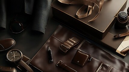 Wall Mural - Design a premium marketing website for a lifestyle brand using a mocha color palette Emphasize key sections with clear call-to-action buttons and customer feedback reflecting luxury and warmth