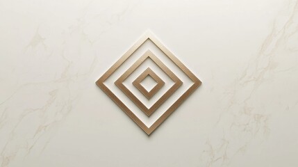 Poster - Elegant geometric design elements minimalist space digital art modern aesthetic top-down view visual harmony