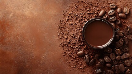 Wall Mural - Create a premium marketing website for a luxury brand using a warm mocha color theme Focus on key call-to-action areas and customer reviews that showcase both elegance and approachability