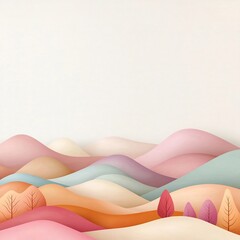 Poster - Soft pastel gradient backdrop transitioning from pale pink to warm beige hues with a modern and minimalistic abstract textured overlay cinematic lighting and muted tones