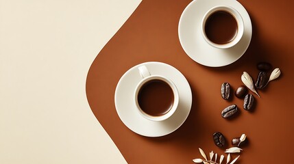 Wall Mural - Create a visually appealing luxury brand website with a rich mocha palette Use clear call-to-action buttons and showcase customer testimonials reflecting the upscale yet relatable tone of the brand