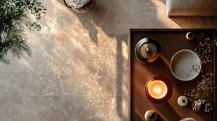 Wall Mural - Build a high-end marketing website for a luxury lifestyle brand using a rich mocha color palette Incorporate interactive call-to-action buttons and client testimonials that communicate the
