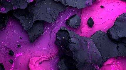 Poster - captivating abstract fluid rainfall pattern map with topographic data visualization showcasing dynam