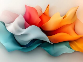 Poster - Captivating Kaleidoscopic Pattern of Vibrant Prismatic Undulations in Shimmering Holographic Avant Garde Style  Ethereal and dreamlike digital artwork with a sense of depth flow and cosmic energy
