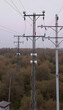 © SusDmi - Electrical pylons with smart grid technology installed, with white tones
