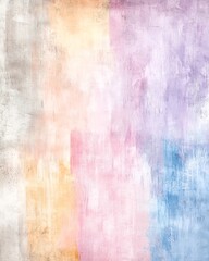 Poster - Captivating Pastel Gradient Backdrop with Faint Textural Overlay and Contemporary Impressionist Influence   A Serene Harmonious and Sophisticated Digital Artwork