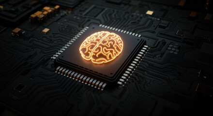 Poster - computer processor with AI technologies . Generative AI