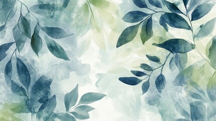 Poster - Serene natural elements abstract nature background digital art peaceful atmosphere artistic view tranquility concept