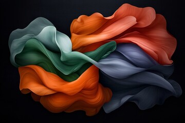 Poster - Mesmerizing Fluid Rainfall Map with Vivid Topographic Data Representation and Hypnotic Precipitation Flows   A Sophisticated Data Analytics Visualization with Clarity and a Contemporary Scientific