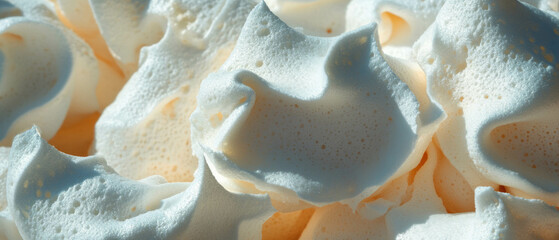 Poster - Crispy meringues with a light and airy texture, perfect for dessert lovers