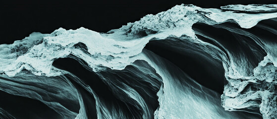 Poster - Textured horizontal brushstrokes feature modern artistic wallpaper design for contemporary spaces