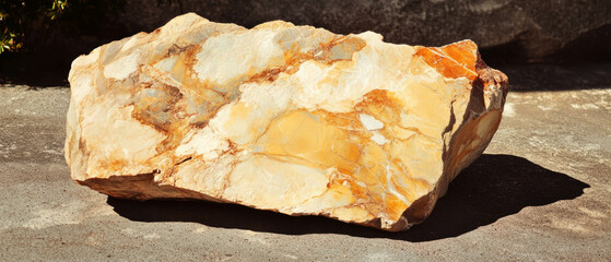 Poster - Elegant light marble with intricate veining showcases timeless beauty