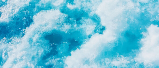 Poster - Calm light blue sky with soft clouds creating a peaceful background