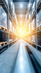 Poster - ai-driven transportation automation streamlining warehouse operations with precision and speed
