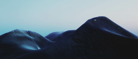 Poster - Elegant minimalist wallpaper featuring thin intersecting lines for a clean aesthetic look