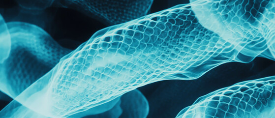 Aufkleber - Discovering the intricate structure of reptile scales through X-ray imaging techniques