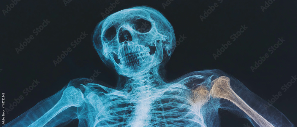 X-ray reveals unexpected contents inside a stuffed toy showing internal ...