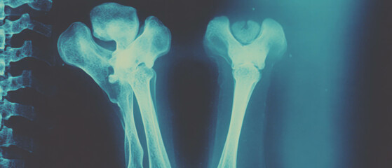 Poster - X-ray texture pattern showcasing uniform distribution and consistent look across bones