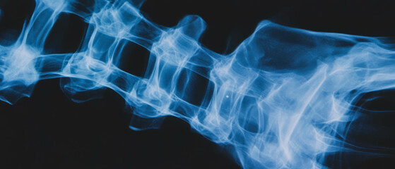 Poster - Subtle patterns of X-ray texture revealing intricate skeletal structures