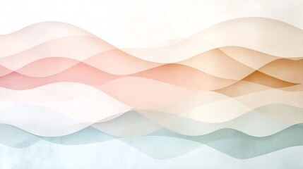 Poster - Minimalist Pastel Color Field with Smooth Gradient Transition from Pale Pink to Soft Beige and Subtle Contemporary Textured Overlay in a Clean Modern Abstract Style with Simple Background Environment