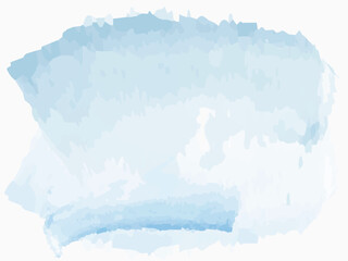 Poster - Watercolor brush strokes background, blue colors, isolated, for design . Hand drawn vector texture. Brush stroked painting blue color watercolour, blue watercolor brush stroke.eps