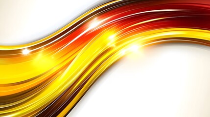 Wall Mural - abstract gold red wave background design