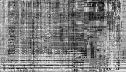 Poster - Abstract black pixelated overlay with a transparent background. Png overlay background