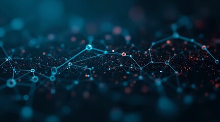 Abstract images of matrices, networks, digital code.