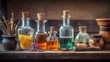 © gudangPIXEL - Ancient Alchemy: Elixirs and Remedies in a Mystic Workshop