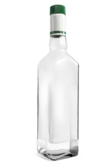 Canvas Print - Gin bottle isolated