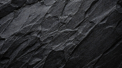 Wall Mural - close-up of a dark gray slate texture with natural, angular patterns. ideal for backgrounds, design 
