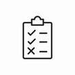 © Kamran - checklist task management icon vector sign