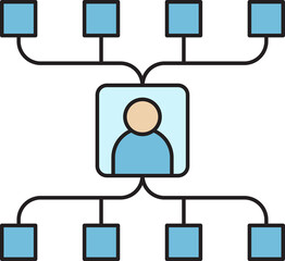 Poster - People Network Diagram Icon
